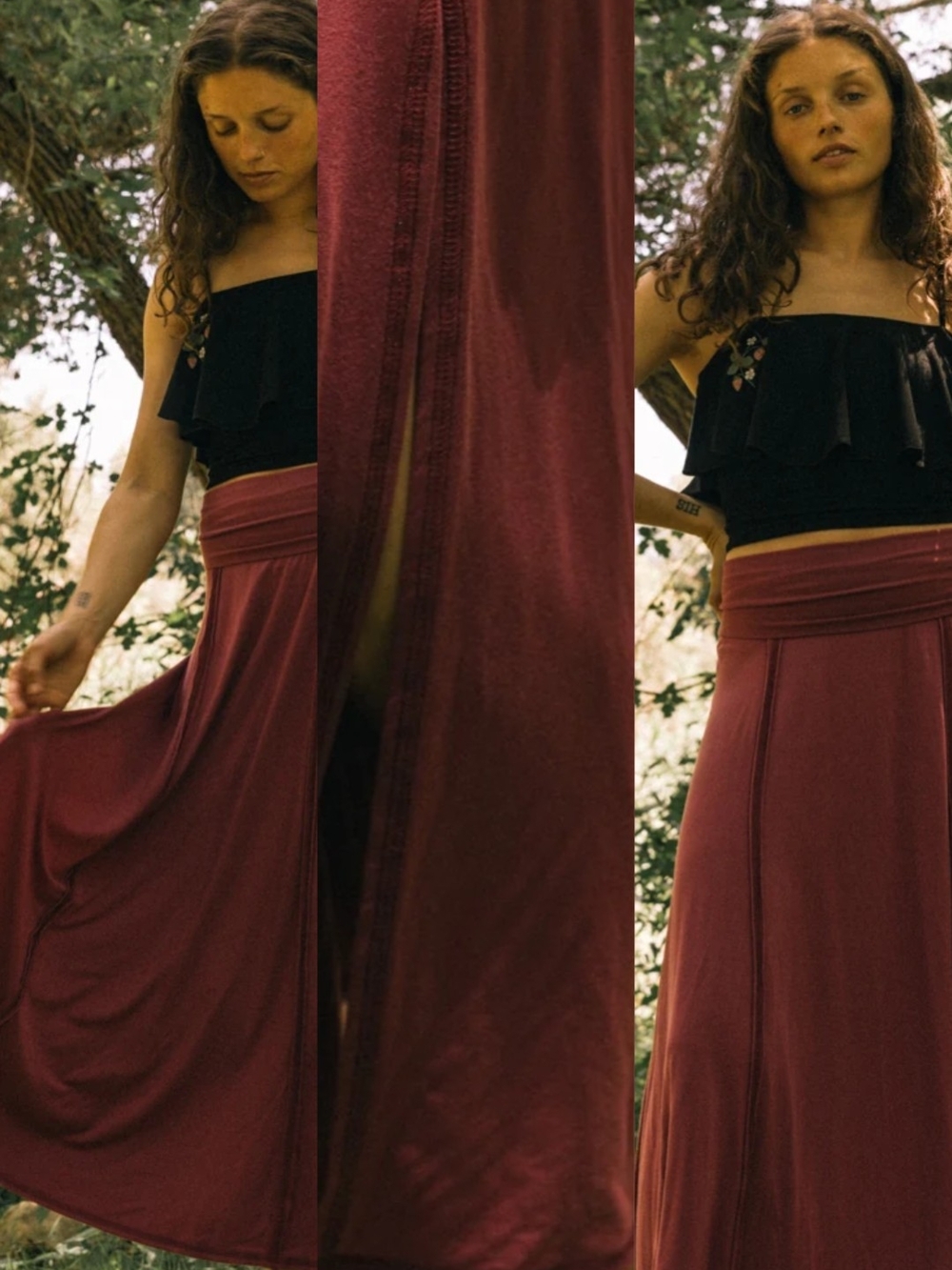 Rosewood Moon Maxi Skirt - Picture 3 of 8